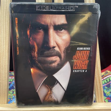 John Wick Chapter Ultra Hd K Blu Ray Digital Keanu Reeves Brand New