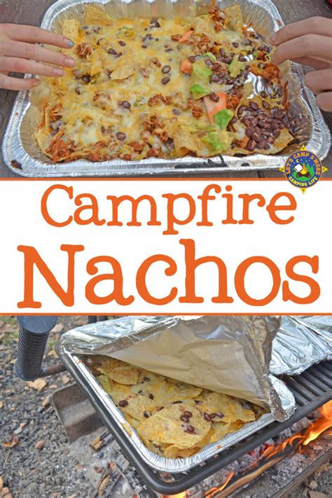 Grilled Nachos Recipe Made On A Grill Or Over The Campfire