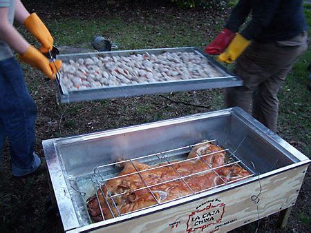 Maybe you would like to learn more about one of these? La Caja China Pig Roast Boxes are BBQ roasting grills that allow you to cook any type of meat ...