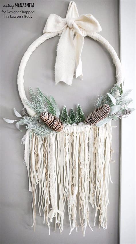 7 Bold DIY Boho Chic Christmas Wreaths Shelterness