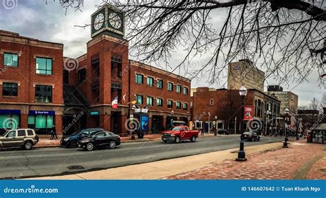 Downtown Of Moncton New Brunswick Canada Editorial Photography