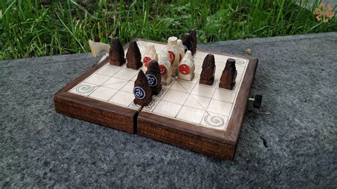 Watch it played is a series designed to teach and play games. Old Irish Board Game - Brandubh, Handmade Board Game ...