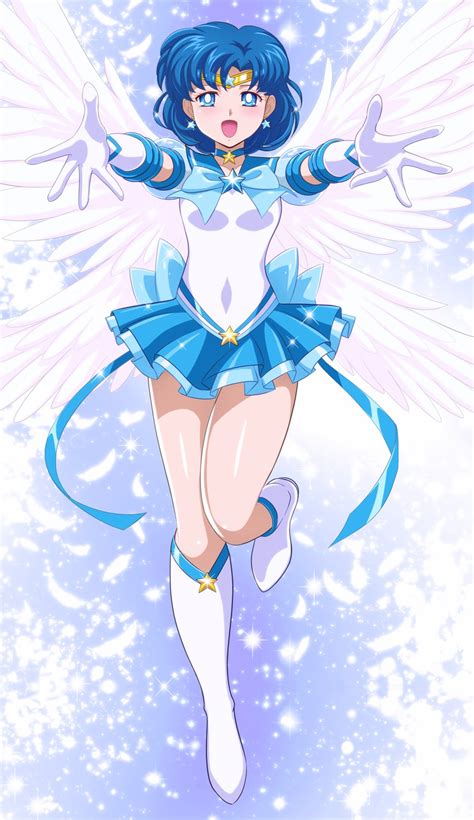 Mizuno Ami Sailor Mercury And Super Sailor Mercury Bishoujo Senshi