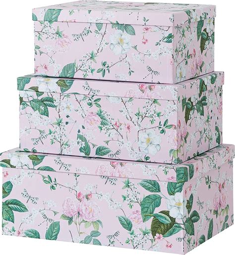Soul And Lane Decorative Storage Cardboard Boxes With Lids