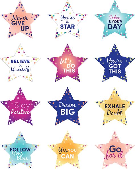 Buy Laminated Motivational Positive Sayings For Classroom Bulletin