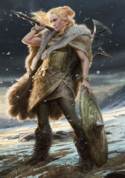 Female Warriors Viking Character Character Art Fantasy Rpg