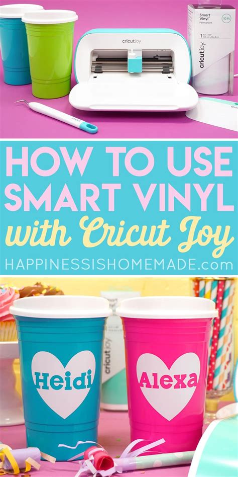 How To Use Cricut Smart Vinyl With Cricut Joy Happiness Is Homemade