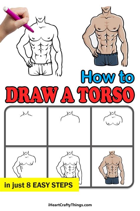 How To Draw A Torso A Step By Step Guide Cute Easy Drawings Art