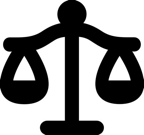 Libra Justice Balanced Scale Symbol Svg Png Icon Free