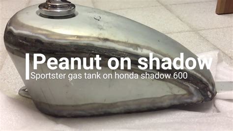 Find great deals on ebay for honda shadow fuel tank. Sportster Peanut tank on a shadow 600 - YouTube