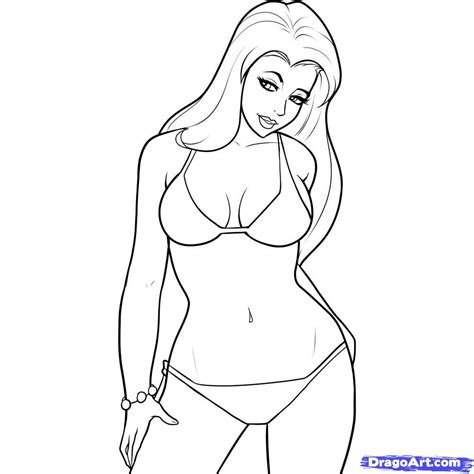 How To Draw A Bikini Draw Bikinis Step By Step Fashion Pop Culture Free Online Drawing