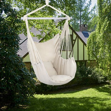 Large Hammock Chair Swing Relax Hanging Rope Swing Chair With