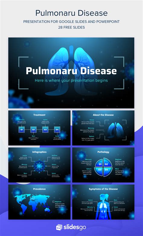 Pulmonaru Disease Free Template Powerpoint Templates Powerpoint