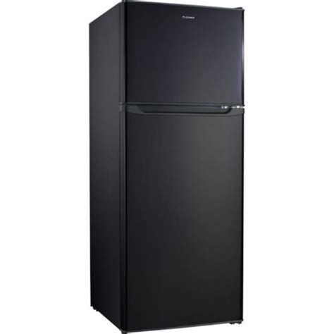 Galanz GLR10TBKF 10 Cu Ft Black Refrigerator With Top Mount Freezer