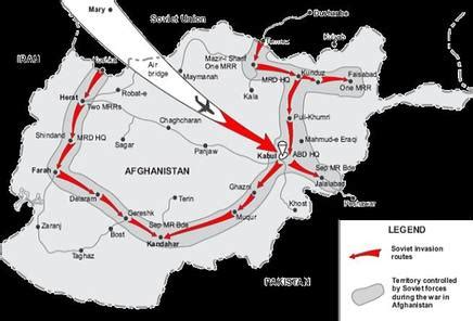 It would not renege on its. Map - Soviet Invasion of Afghanistan