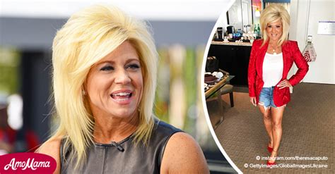 Theresa Caputo Flaunts Toned Legs And Ankle Tattoos In Ripped Shorts Hot Sex Picture