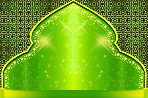 🔥 Islamic Green Powerpoint Ppt Background Templates Cbeditz