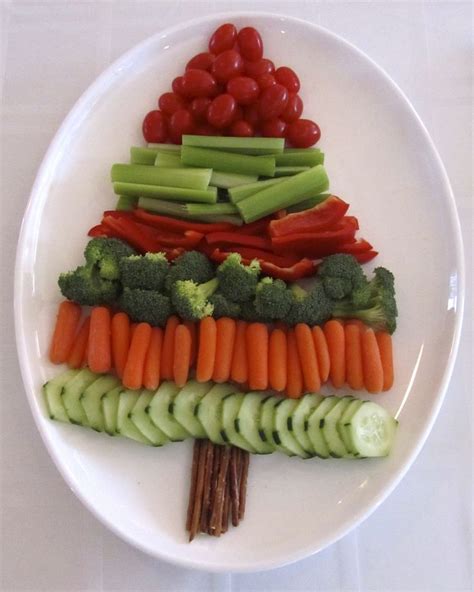 Here are 25 appetizer ideas for your next party, dinner, or game day gathering. Nature Themed Baby Shower | Christmas veggie tray ...