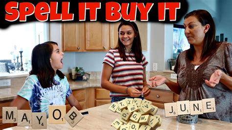 Ill Buy Whatever You Can Spell Challenge Emma And Ellie Youtube