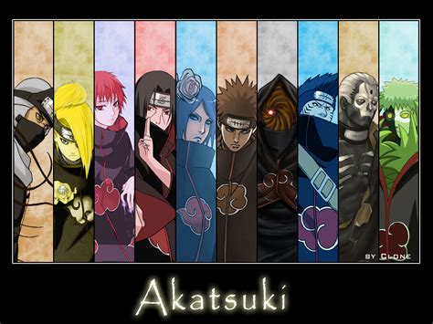 The Akatsuki Members Comics Wallpaper
