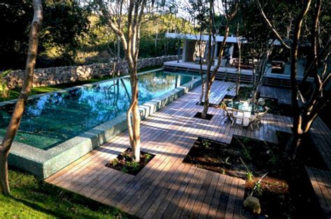 45 Incredible Wooden Deck Design Ideas For Outdoor Swimming Pool 0444