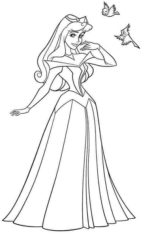 Aurora Printable Coloring Pages Sleeping Beauty Coloring Pages