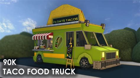 Building A Taco Food Truck K Bloxburg Builds Roblox Youtube