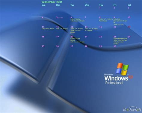 Windows 7 Free Calendar Download Month Calendar Printable
