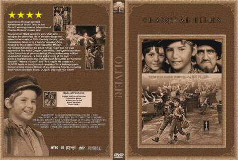 Oliver Movie Dvd Custom Covers 883vers2 Sepia Oliver Dvd Covers