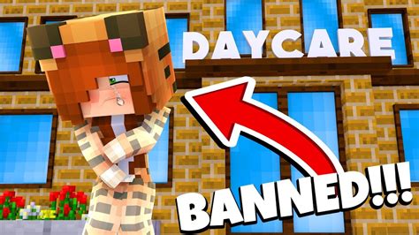 Minecraft Daycare Tina Is Banned Minecraft Roleplay Youtube