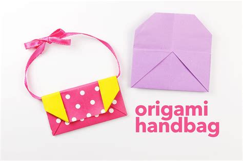 Learn How To Make A Simple Origami Handbag Or Clutch Purse With These
