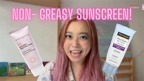 Sunscreens That Wont Clog Pores Beauty Insider Youtube