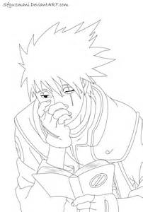 Hatake Kakashi Line Art By Sfguzmani On Deviantart