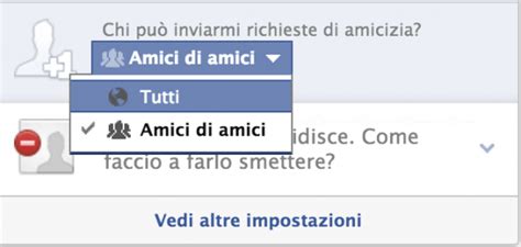 Comparirà un elenco contenente tutte le tue liste di amici. Come non ricevere richieste di amicizia su Facebook