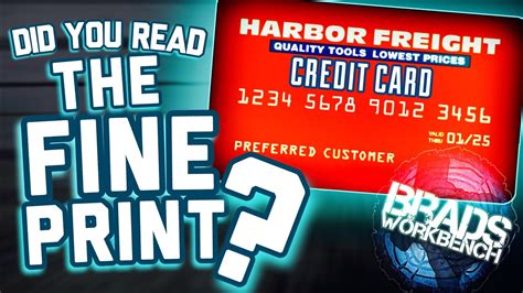 Harbor freight tools, the nation's leading provider of quality tools at low prices launched its own credit card today, in partnership with synchrony (nyse: Harbor Freight Credit Card FINE PRINT...Scam? - YouTube