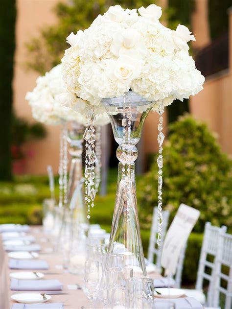 13 Glamorous Centerpieces With Serious Bling Bling Wedding