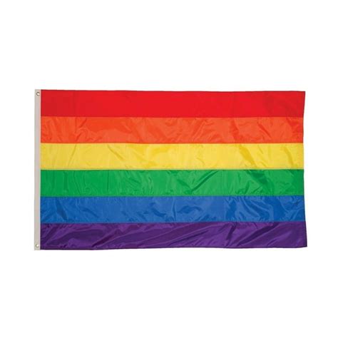 3x5 rainbow gay pride 3 x 5 foot nylon flag event banner new