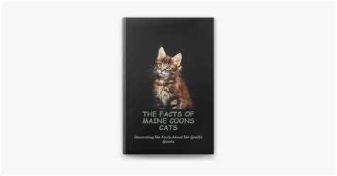 ‎the facts of maine coons cats uncovering the facts about the gentle giants on apple books