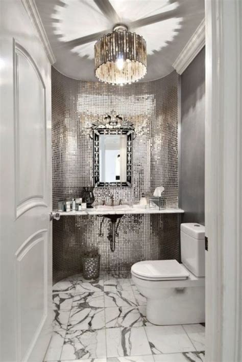 Chandelier In Bathroom For Luxury Interior Design