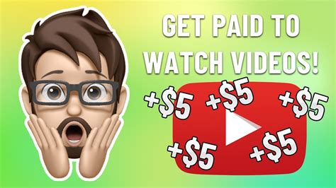 Get Paid To Watch Videos 5 Per Video Make Money Watching Videos 2021 Youtube