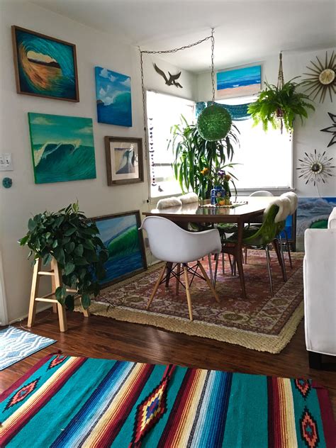 Pin By Newport Loft Surf Art On Bohemian Beach Cottage Bohemian Decor