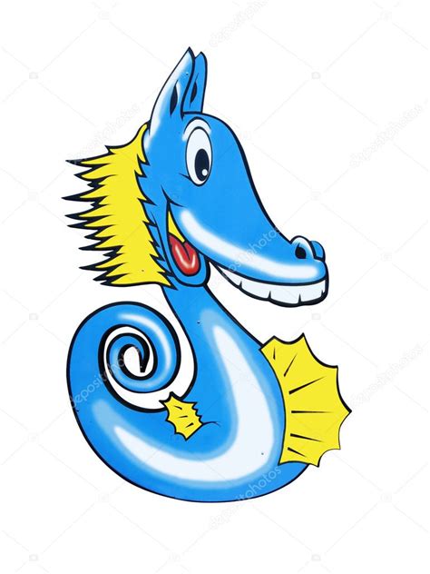 Blue Seahorse — Stock Photo © Blacktulip 4559462