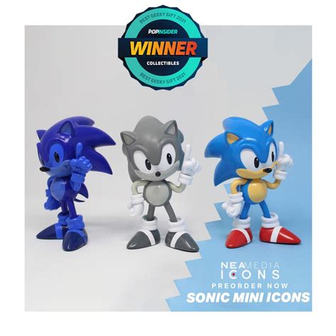 New Classic Sonic Mini Icon Figure And Variants Revealed By Neamedia