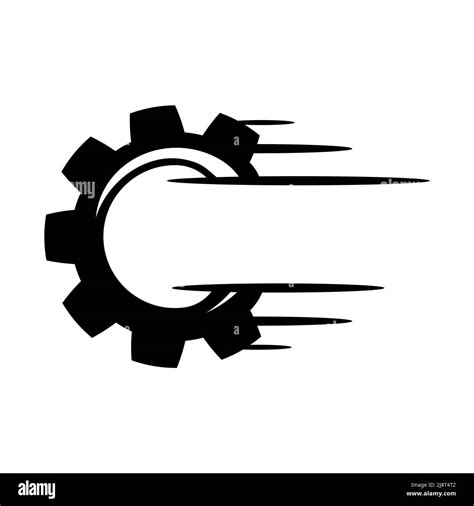 process icon vector line gear process development stock vector image and art alamy