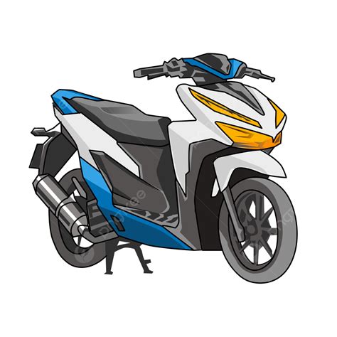 Vector Illustration Of A Vario Motorcycle Bike Vario Motorcycle