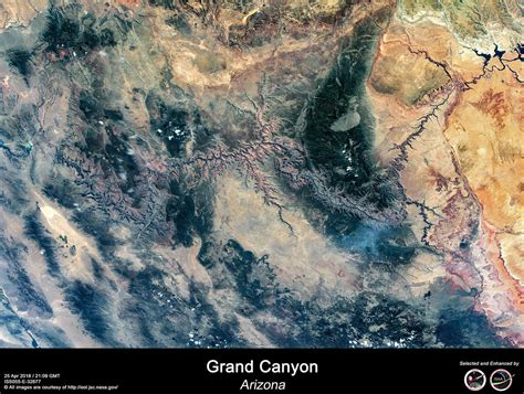 Grand Canyon Arizona 25 Apr 2018 2109 Gmt Iss055 E 32 Flickr