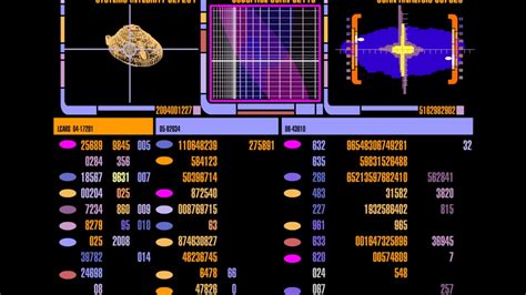 Star Trek Lcars Voyager Briefing Room Monitor Youtube