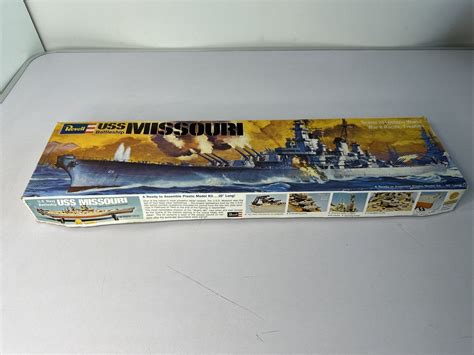 Revell Battleship USS Missouri Model Kit 1970 S EBay