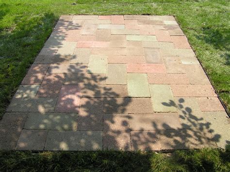 Image Of Rubber Patio Pavers On Grass