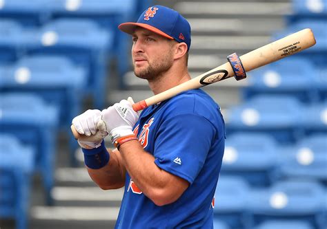 Tim Tebow Strikes Out In First Mlb Spring Training At Bat